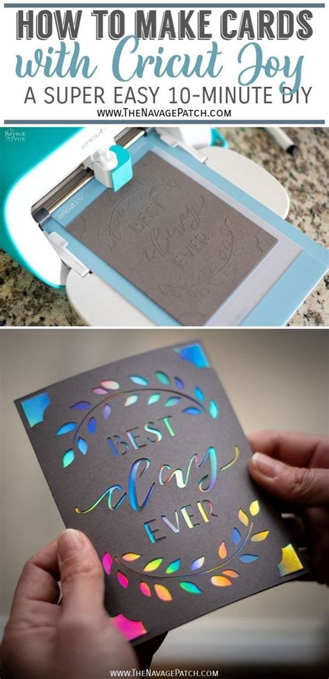 Cricut Joy: How to Make Beautiful Cards in a Flash! | Cricut birthday ...