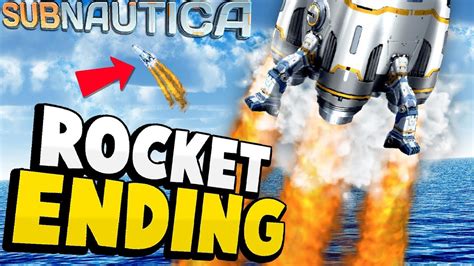 THE END OF SUBNAUTICA! Neptune Rocket Crafting & Ending Explained ...