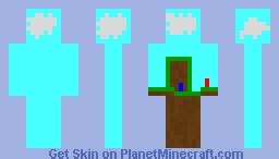 My First skin made with PMC skin 3D Minecraft Skin