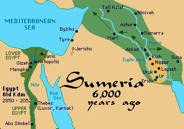 Sumerian Map | Ancient sumer, Sumerian, Ancient sumerian