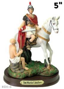 San Martin Caballero 5" St.Martin of Tours Resin Statue 2591-5 | eBay