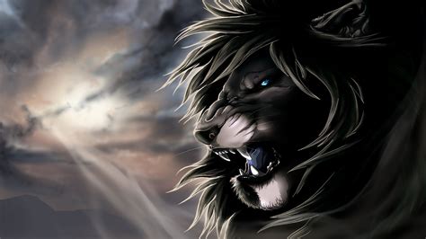 32+ Wallpaper Hd Black Lion