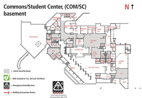 Student Center Building Map (SC) | Johnson County Community College