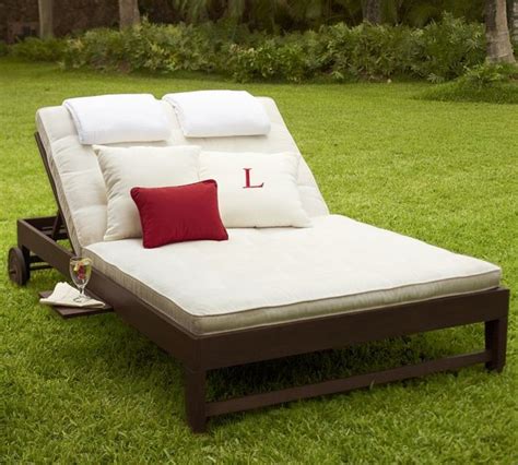 Chesapeake Double Chaise and Cushion - Traditional - Outdoor Chaise ...