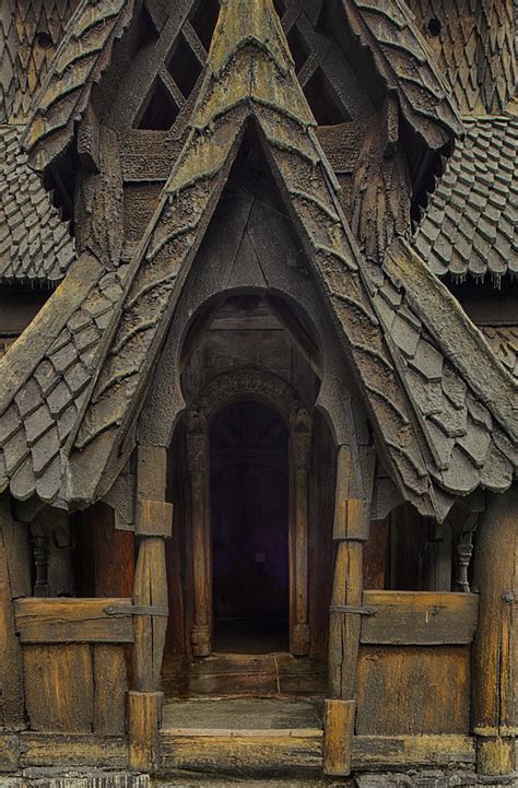 Norwegian Stave Churches | Architecture, Viking house, Architecture details