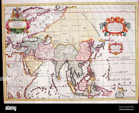 17th century map asia hi-res stock photography and images - Alamy