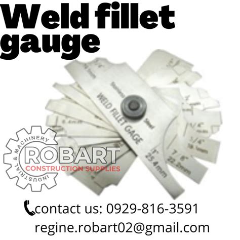 Weld fillet gauge, Commercial & Industrial, Construction Tools ...