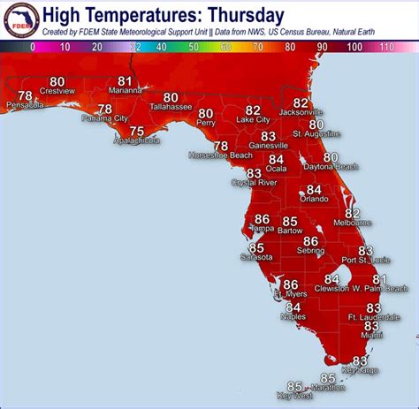 Florida weather forecast: Cold front and near-record high temps