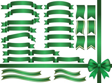 Green Ribbon Vector Art, Icons, and Graphics for Free Download