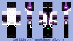 purple enderman Minecraft Skin