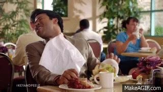 Key & Peele - Continental Breakfast on Make a GIF