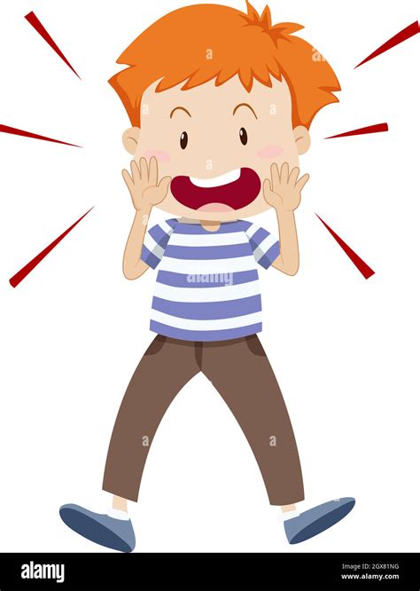 Children Screaming Clipart