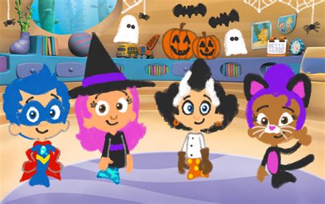 Nick Jr. Draw And Play App Bubble Guppies Are Wearing Their Halloween ...