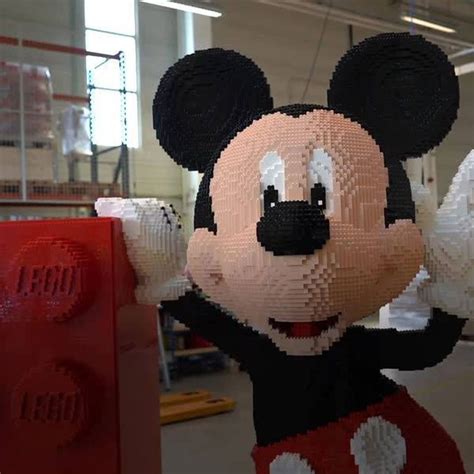 LEGO Celebrates Mickey Mouse’s Birthday With A 58,000-Piece LEGO Mickey ...