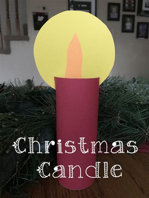 Easy Christmas Candle Craft - Grandma Ideas