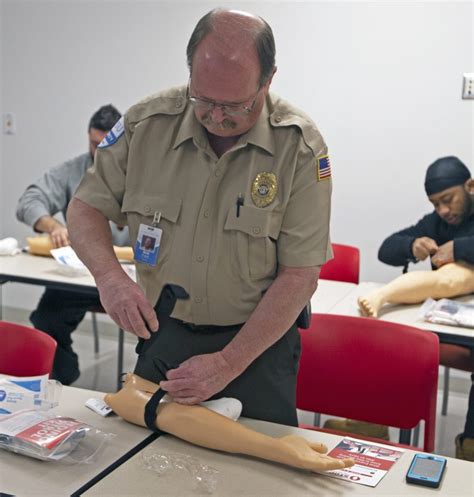 ATSU Security receives Stop the Bleed training