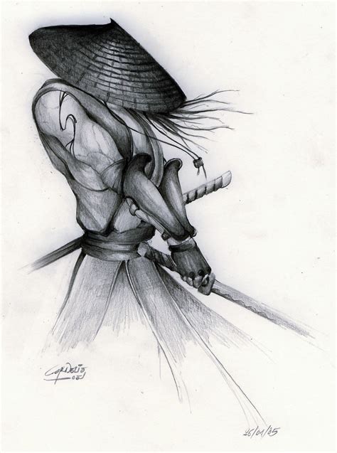 samurai by ronin1602.deviantart.com on @DeviantArt Samurai Drawing ...