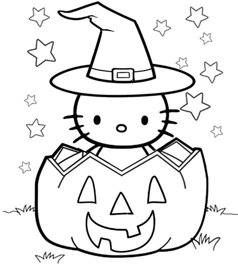 Hello Kitty Halloween Coloring Pages - Best Coloring Pages For Kids