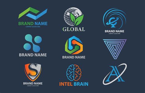 Creative Unique Business Logo Design Set - TemplateMonster