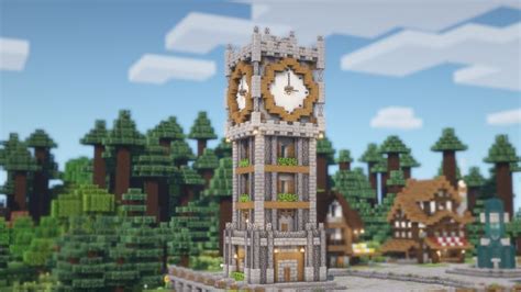 Minecraft Clock Tower | Medieval Town or Survival Base