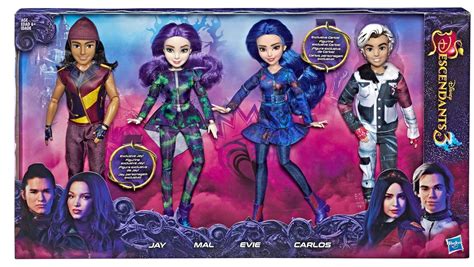 Disney Descendants 3 Isle of The Lost Collection 4 Pack Dolls- Buy ...