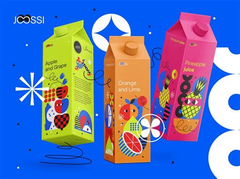 Case Study: Joossi. Packaging Design and Marketing Graphics for Juice Brand