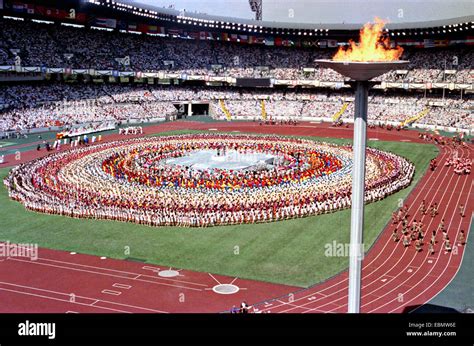 Seoul Summer Olympics opening ceremonies September 17, 1988 in Seoul ...