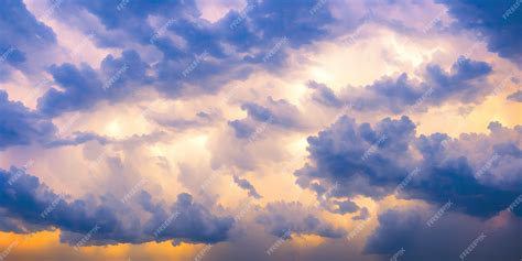 Premium Photo | Thunderstorm clouds