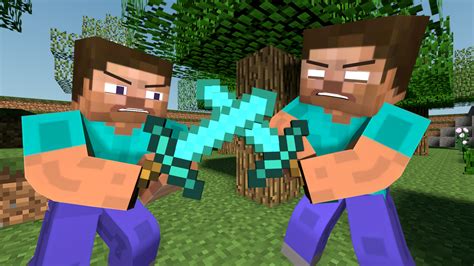 Steve vs Herobrine by Primon4723 on DeviantArt