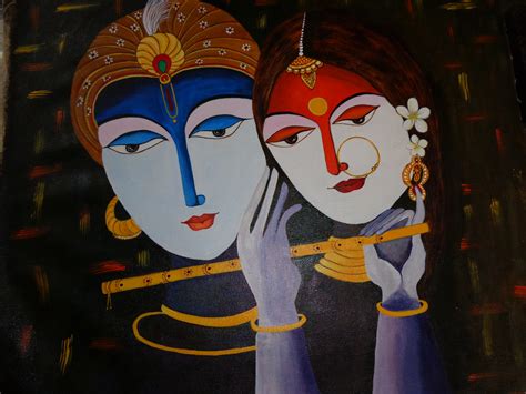 Drawing Of Lord Krishna And Radha With Colour : Krishna Radha Images To ...