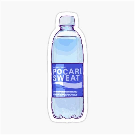 "Pocari Sweat Bottle" Sticker for Sale by AngelicaArnold | Redbubble