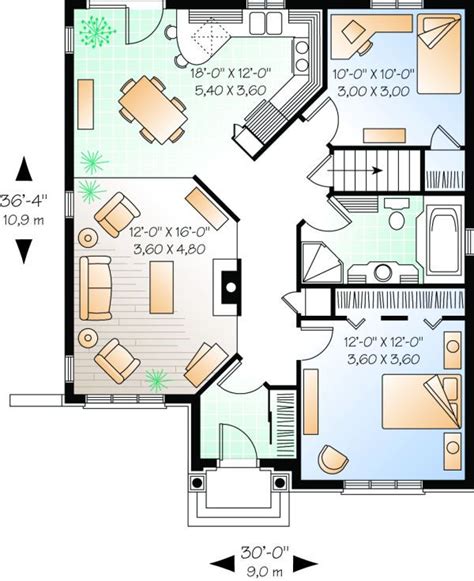 Casa plan No.147412 Casa Planes por WestHomePlanners.com | House plans ...