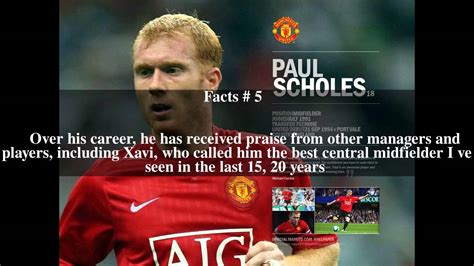 Paul Scholes Top # 7 Facts - YouTube