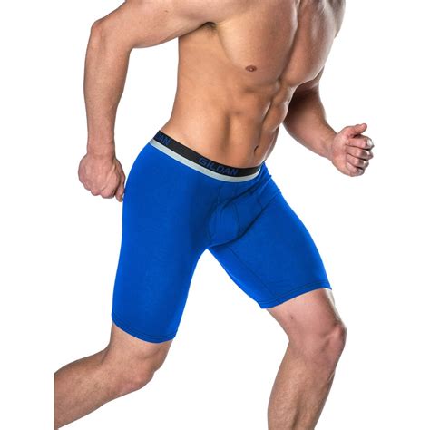 Gildan - Gildan Adult Men's Performance Cotton Long Leg Boxer Briefs, 3 ...