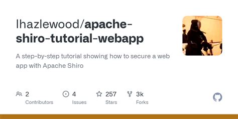 GitHub - lhazlewood/apache-shiro-tutorial-webapp: A step-by-step ...