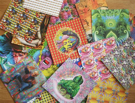 Any 10 Sheets of blotter art your choice of designs from | Etsy