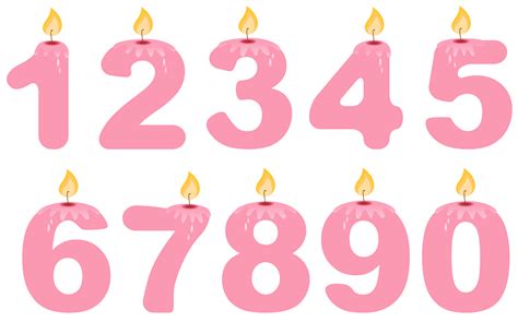 Number 1 Candle Clip Art