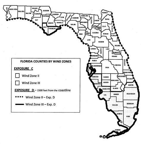 Wind Zone Map Florida