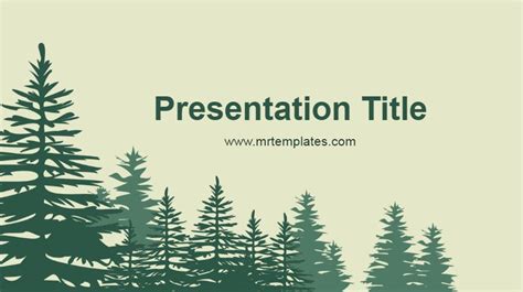 Forest Template Powerpoint Free - FREE PRINTABLE TEMPLATES