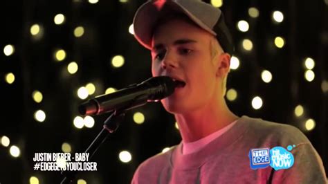 Justin Bieber "Baby" Live - Acoustic - YouTube