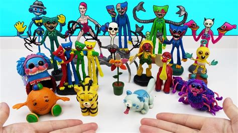 All Poppy Playtime characters with Clay Sculpture timelapse | Play time ...