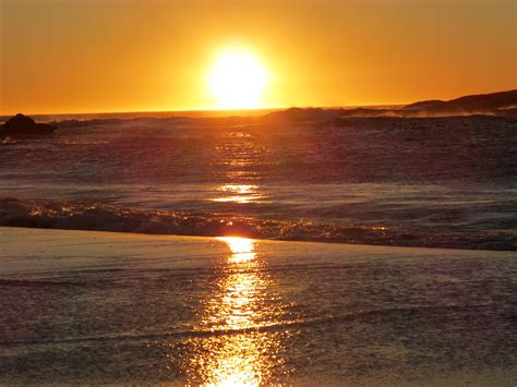 Sunset on the Beach in Cape town, South Africa image - Free stock photo ...