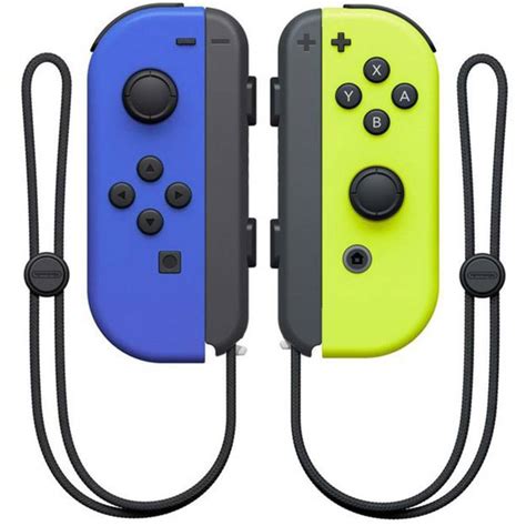 Nintendo Switch Joy-Con 2er-Set blau/neon-gelb Controller Nintendo ...