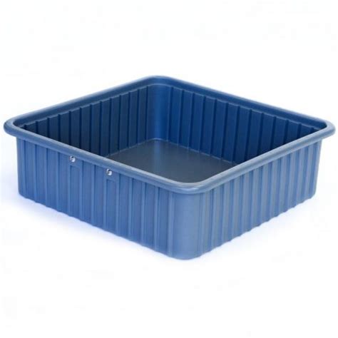 Plastic Bins with Dividers 20.125 X 20.125 X 6.1875 - Engineered ...