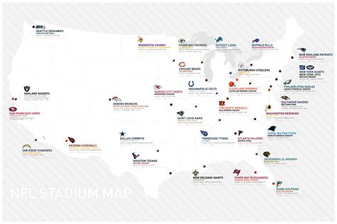 NFL Stadium Map — Adam Tatz