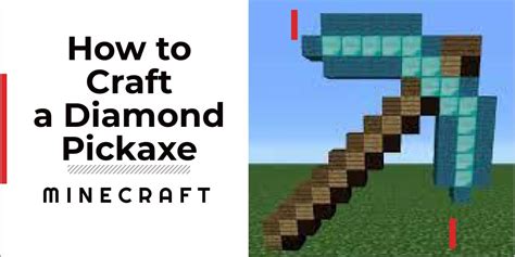 How To Craft a Diamond Pickaxe in Minecraft - The Best Mining Tool ...