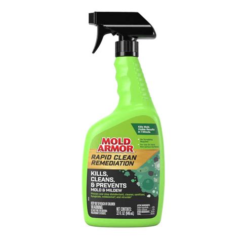 Mold Armor 32 oz. Rapid Clean Remediation, Trigger Spray Bottle FG590 ...