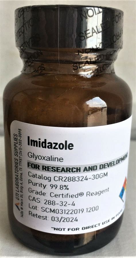 Imidazole, 99.8%, Certified® Reagent 30g | eBay