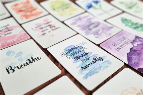 Affirmation Cards for Stress and Anxiety | Mindful Mumma Designs