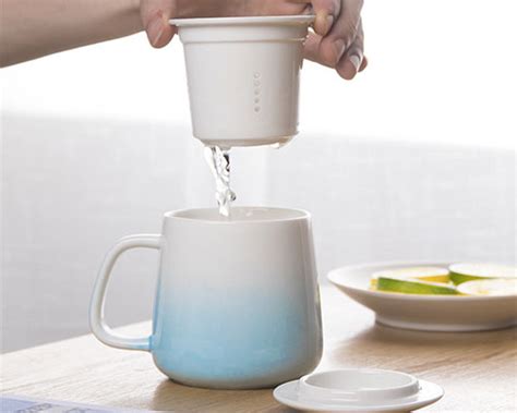 Best Ceramic Tea Mug With Infuser And Lid